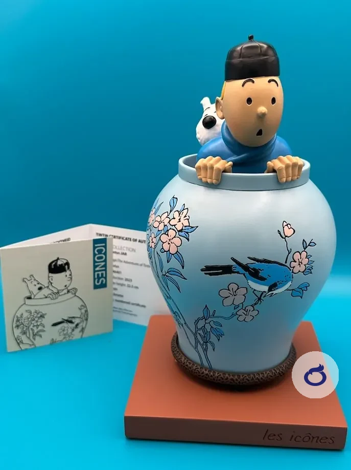 Die Vase aus Der Blaue Lotus, Kollektion Les Icônes