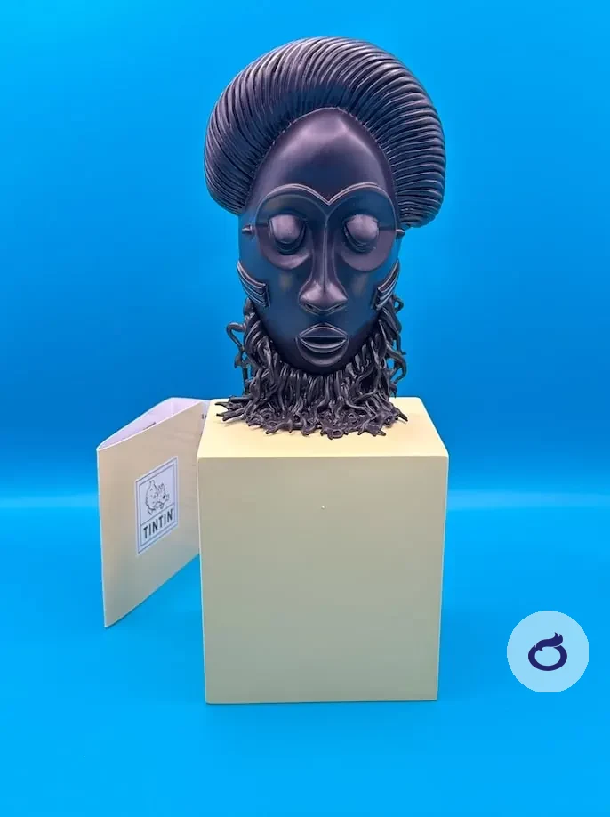 Afrikanische Maske aus dem Imaginären Museum von Tim und Struppi